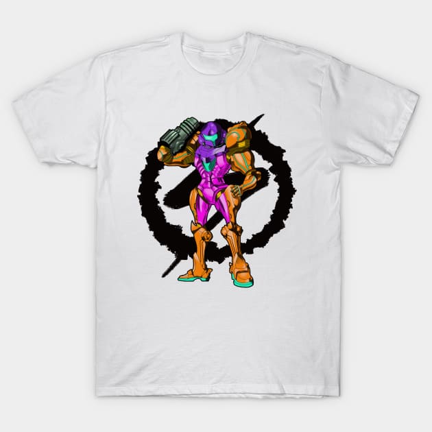 Shining Metroid-Samus T-Shirt by VisionaryV